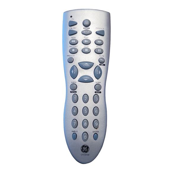 GE Universal Remote RC24912 TV CBL/SAT DVD VCR Tested EUC - Picture 2 of 4